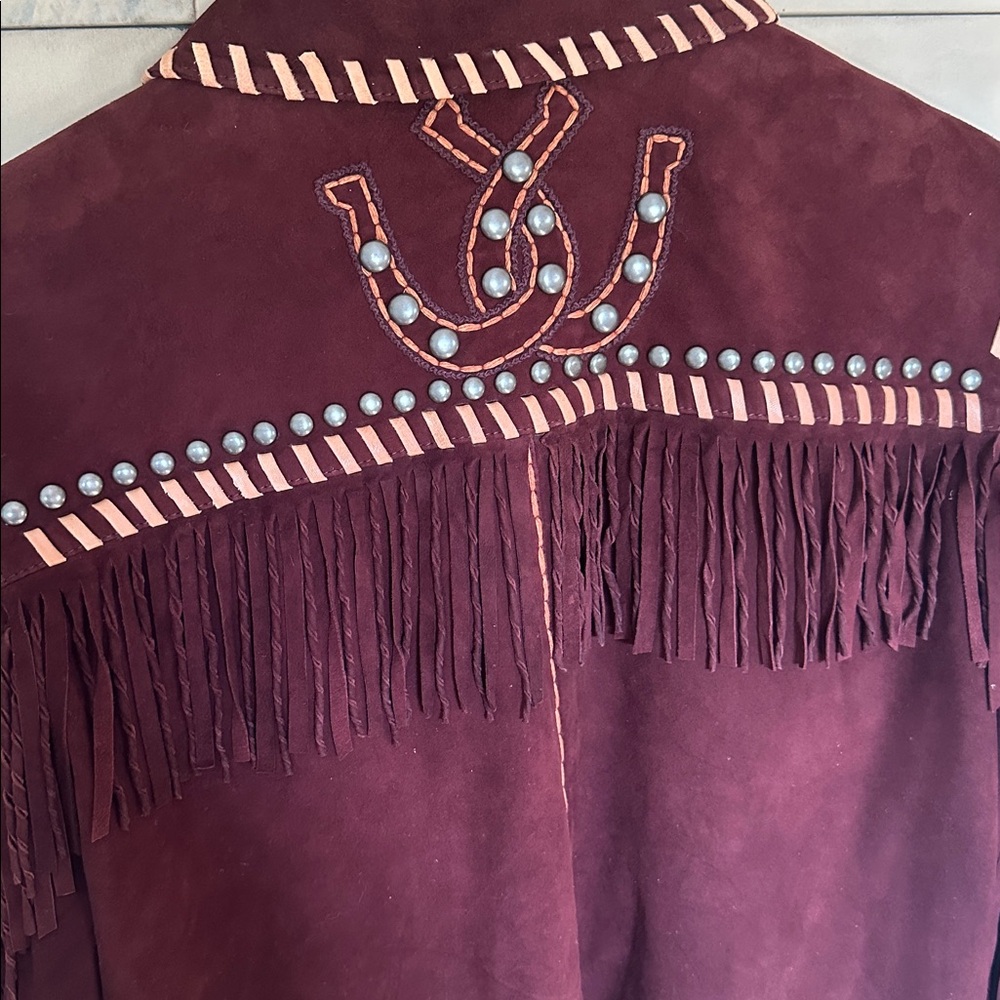 NWT Double D Ranch Double Luck Suede Jacket Size L - Picture 8 of 16